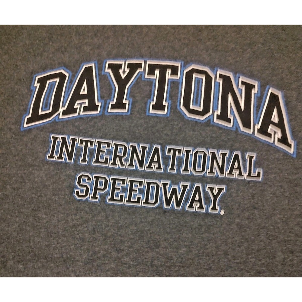 Men's 2XL Gray Daytona International Speedway T-shirt Speed Fans